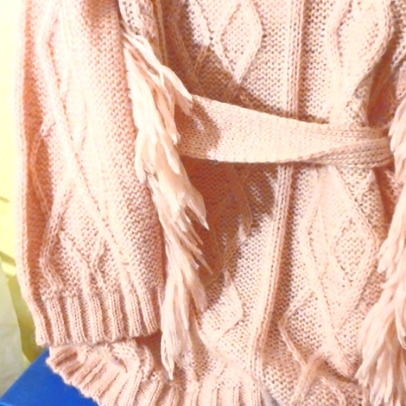 New! Pink Memories,light iced pink,2 front pocket,tie front.Sz.6 - Picture 7 of 7